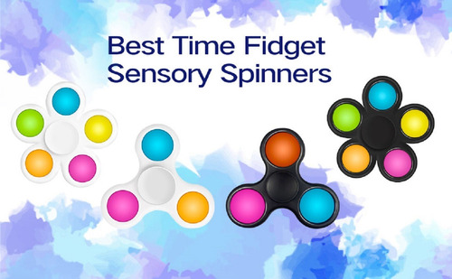 Mini Pop Fidget Spinners Simple Dimple Fidget Toy Push ... 