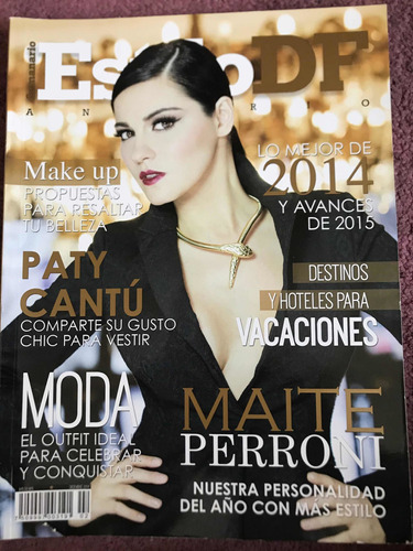 Revista Estilo Df Edición Especial Maite Perroni 2014