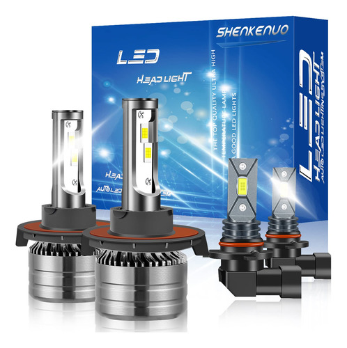 Shenkenuo Para Ford Bombilla Led Antiniebla Brillo Blanco