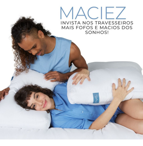 Travesseiro Zissou Fluff King Microfibra Soft