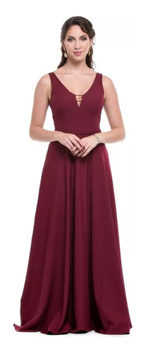 Vestido Festa Rodado Marsala Rosé Preto Marinho Royal 