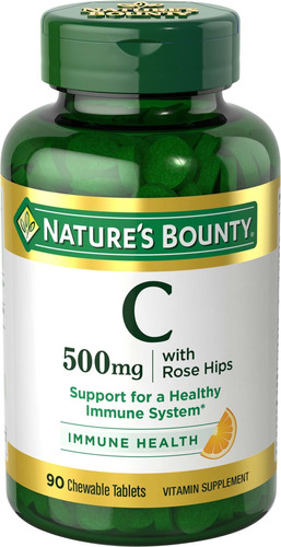 Natures Bounty Vitamina C-500 Masticable 500 Mg [90 Tab.]