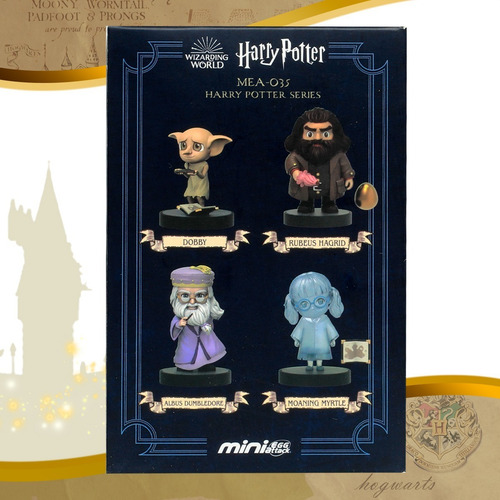 Boneco de ação de brinquedo, Ron Weasley, Albus Dumbledore, Harry Potter, Severus Snape, Hagrid, Hermione Granger, Myrtle De Beast Kingdom Mini Egg Attack