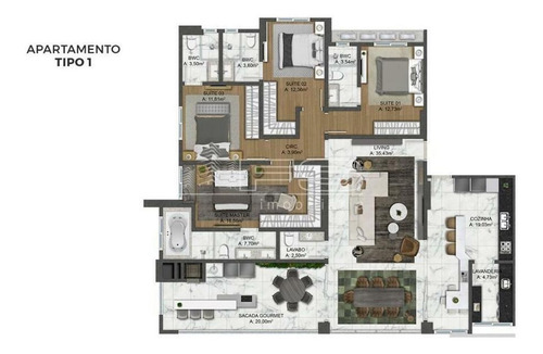 Imagem 11 de 15 de Doha Tower - Pre Lançamento 4 Suítes Meia Praia - 2855