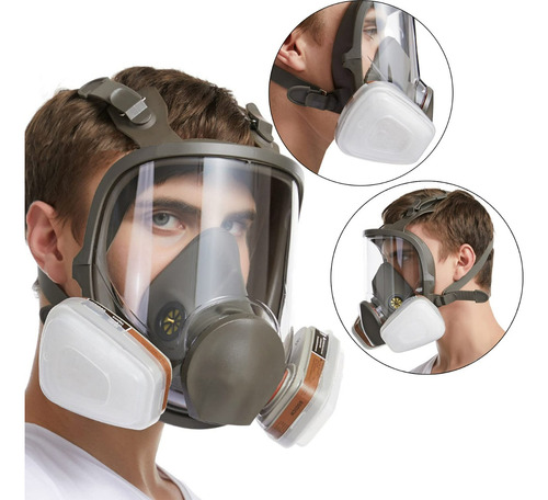 Máscara De Gas - Modelo Full Face 6800 (respiración Antigas)
