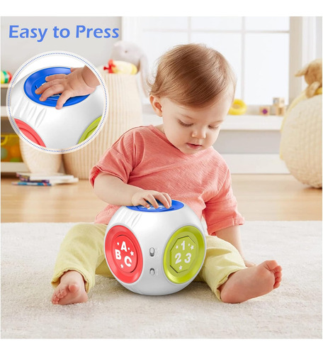 Juguete De Aprendizaje De Cubo Bilingüe Para Niños De 1 Año