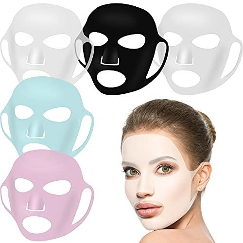 Mascarillas - Máscara Facial De Silicona Reutilizable De 5 P