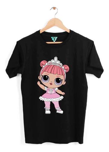 Polera Lol Muñeca Princesa Surprise Rosada Niña Niño Algodón