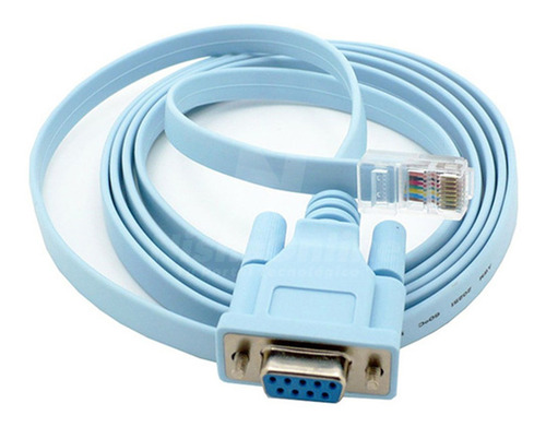 Cable Adaptador Serial Rs232 Db9 A Rj45 Lan Para Modem Cisco