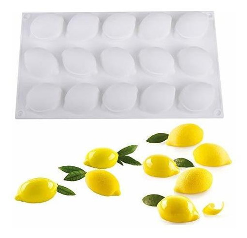 Molde De Silicona De Limones Para Hornear Pasteles De Mousse