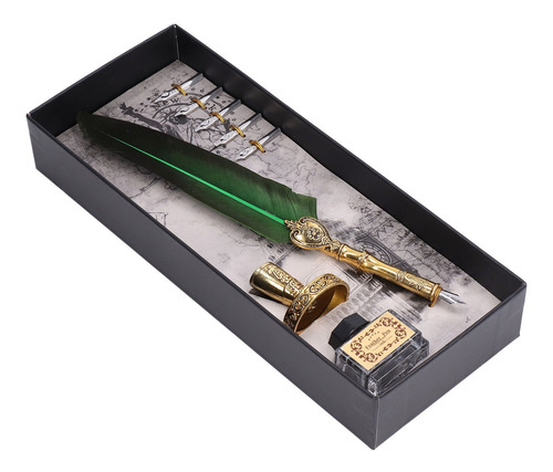 Pluma Exquisita Vintage Elegante Acero Inoxidable