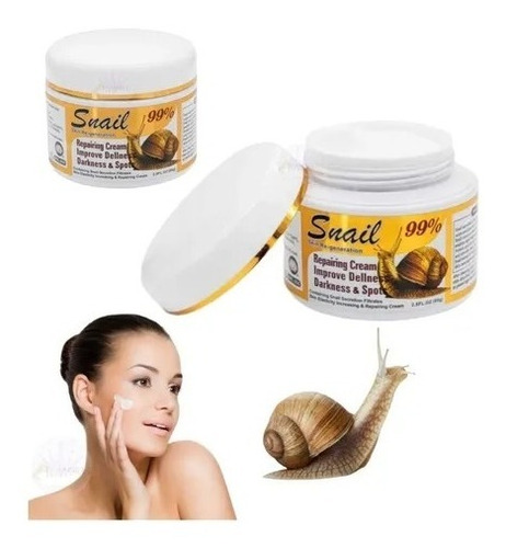 Crema Facial Regeneradora Baba De Caracol Tipo de piel Todas