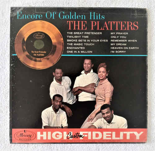 The Platters Lp Encore Of Golden Hits