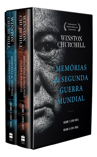 Box Memórias da Segunda Guerra Mundial, de Winston Churchill. Editorial HarperCollins, tapa dura en português, 2019