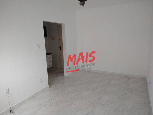 Imagem 4 de 11 de Kitnet Para Alugar, 45 M² - Embaré - Santos/sp - Kn0179