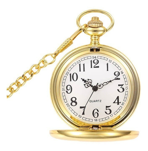 Oro Reloj Bolsillo Con Colgante Para Trajes Peaky Blinders