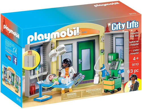 Playmobil Caja De Juegos Para Hospitales