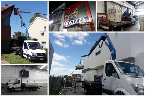 Imagen 5 de 10 de Alquiler Hidrogrua Grua Camion Fletes Transporte De Maquinas