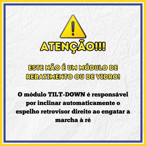 Módulo Tilt Down Carro Jeep Compass Commander 2022 2023 2024