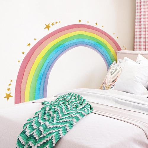 Etiqueta Engomada Del Arco Iris Calcomanías De Pared