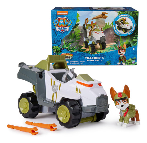 Camión De Juguete Paw Patrol Jungle Pups Tracker Monkey Con
