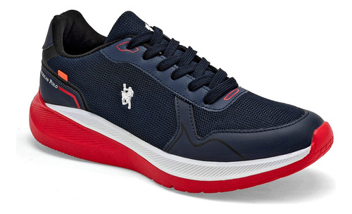 Tenis American Polo 2554 Para Hombre Color Marino E7