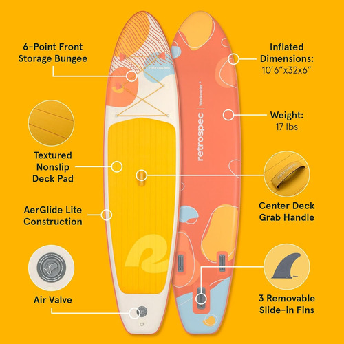 Paddle Board Infable Retrospec Weekender C/ Bomba Accesorios