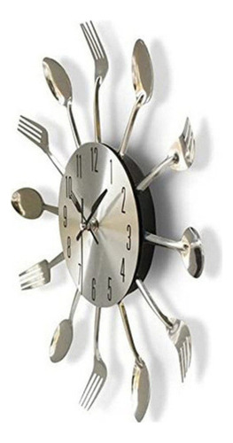 Reloj De Pared De Cocina Con Cucharas Y Tenedores, Big Deco