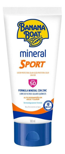 Protector Solar Banana Boat Sport Libre De Quimicos Alta 50