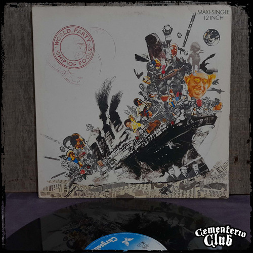 World Party - Ship Of Fools - Ed Ger 1987 Vinilo Maxi