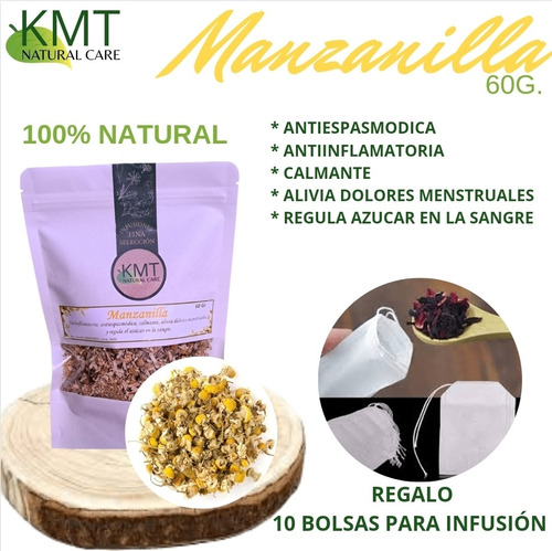 Flor De Manzanilla Para Infusiones - 100g Antiinflamatorio