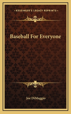 Libro Baseball For Everyone - Dimaggio, Joe