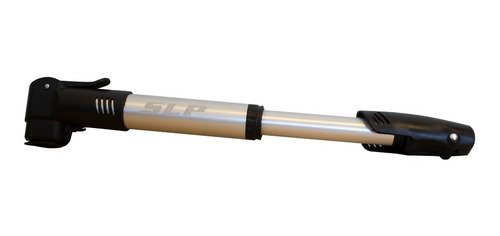 Imagen 5 de 8 de Inflador De Bicicleta Doble Valvula Telescopico Aluminio