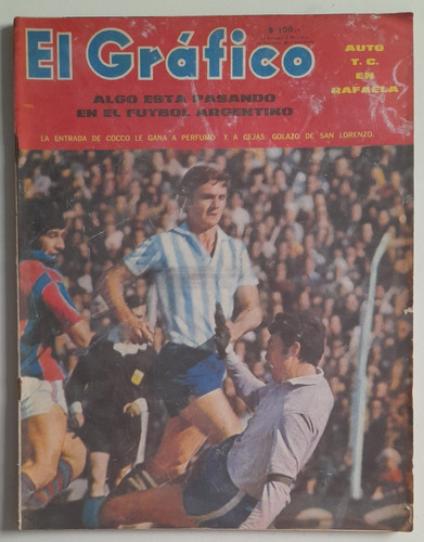 Revista El Grafico 2561 - Racing San Lorenzo 1968