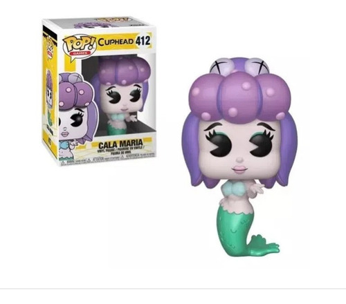 Boneco Funko Pop Cala Maria Games Cuphead #412