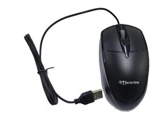 Mouse Usb Ml-01 Maxxtro Preto