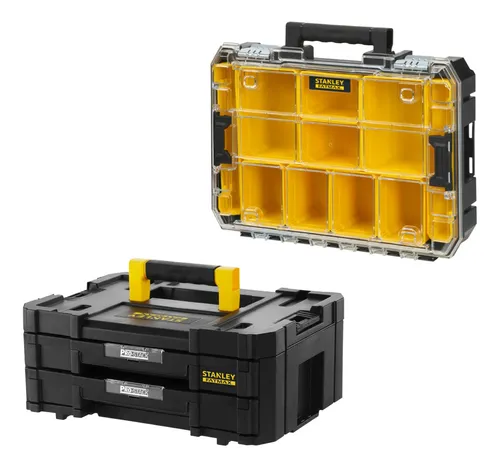 Kit Organizadores Prostack Gavetas Maleta Ferramenta Stanley