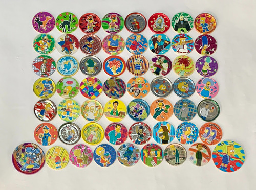 57 Tazos - Maltratados - The Simpsons Del 2006 L.60