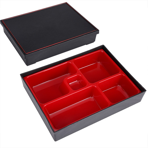 Contenedor De Comida Bento De Madera De Estilo Japonés