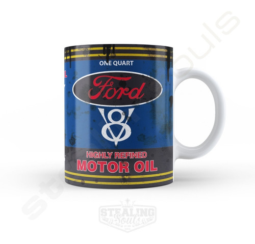 Taza Fierrera - Ford V8 Motor Oil Can #05 | Oil - Aceite