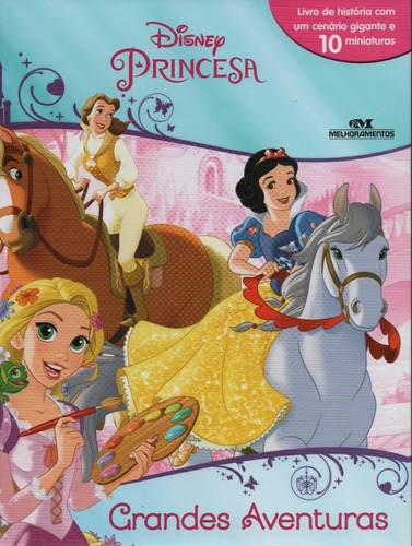 Princesas Grandes Aventuras Cenário + 10 Miniaturas Disney