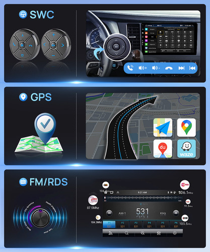 Cz 32g Auto Estereo Coche Para Vw 10.1 Pulgadas Carplay Dab
