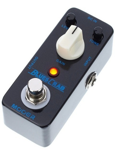 Pedal Micro Mooer Blues Crab Overdrive P/ Guitarra