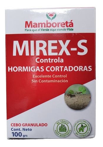 Mamboreta Mirex-s 100gr Cebo Insecticida Hormiga Cortadora