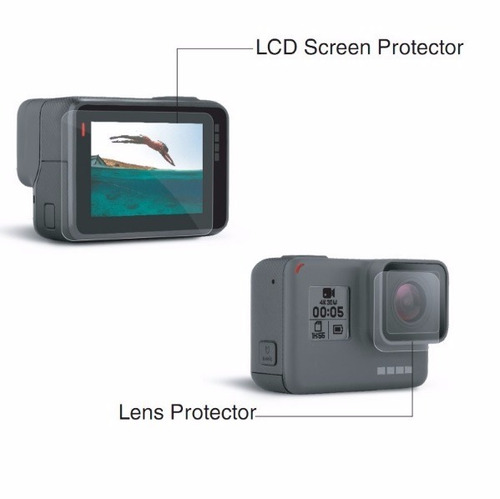 Kit Acessórios Goppro Hero 5 6 7 Black