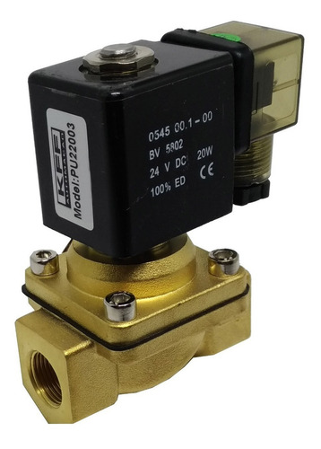 Válvula Solenoide 2 Vias Para Água / Ar / Óleo 3/8 220v