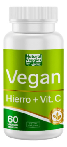 Vegan Hierro + Vit C Fnl 60 Capsulas Veganas Dietafitness