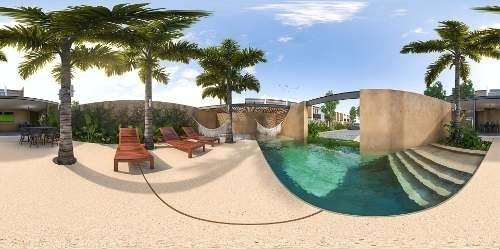 Imagen 4 de 6 de Departamento Con Jardín Privado En Temozón Nte