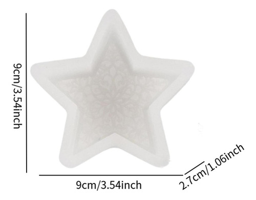 Modelo De Velas, Modelo De Silicona, Modelo De Estrella