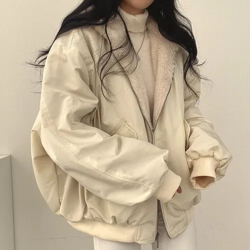 Sd Chamarra Algodón Capucha For Mujer Ropa De Lana Invierno